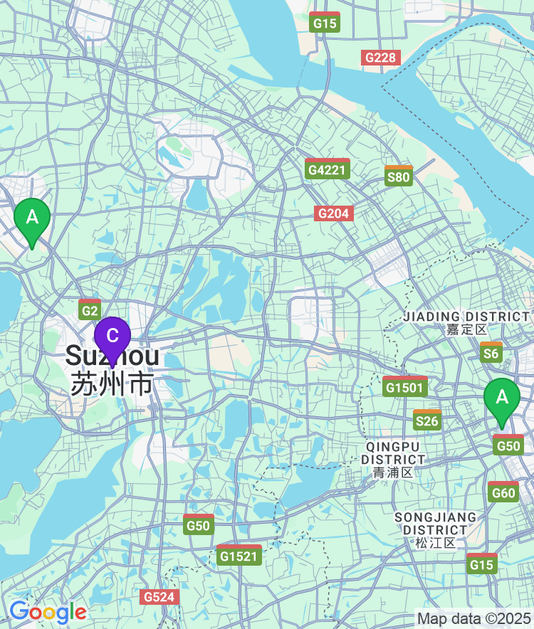Suzhou Available Airport Options